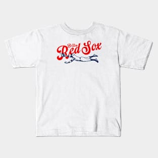 Diving Red Sox Kids T-Shirt